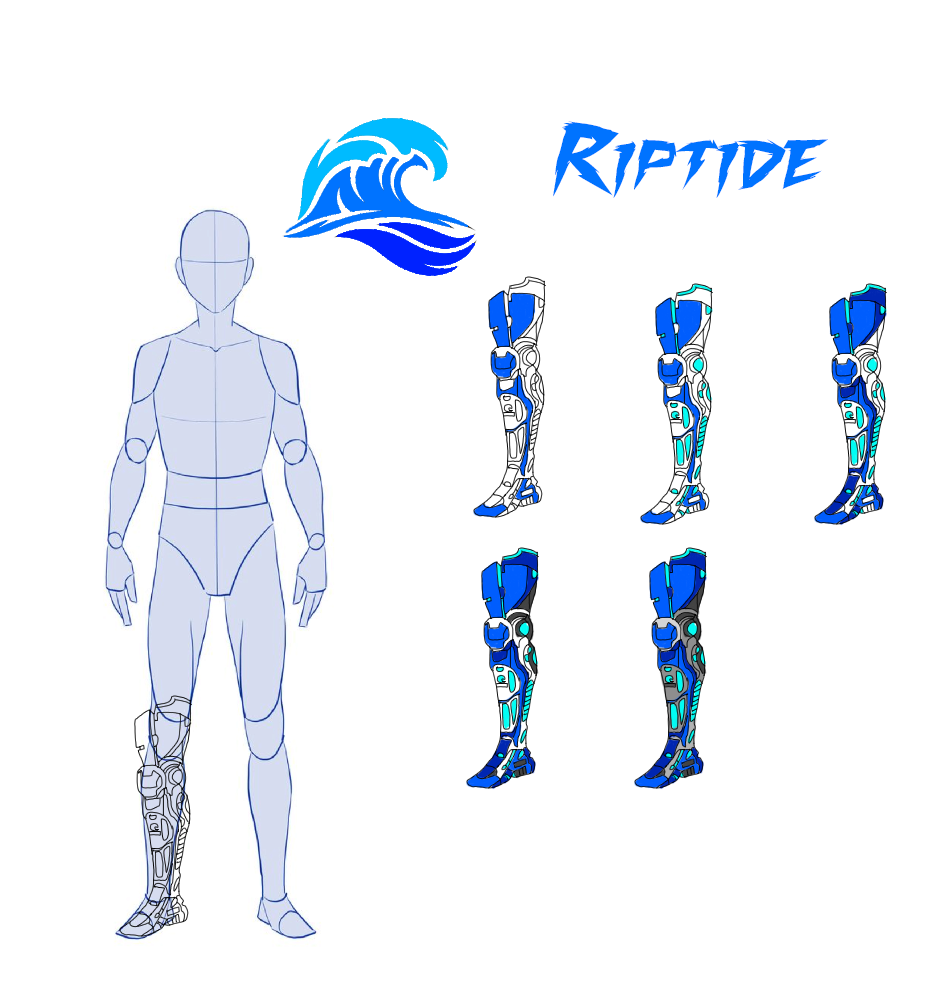Riptide — the only leg in the series, so the joints had to be resolved differently.